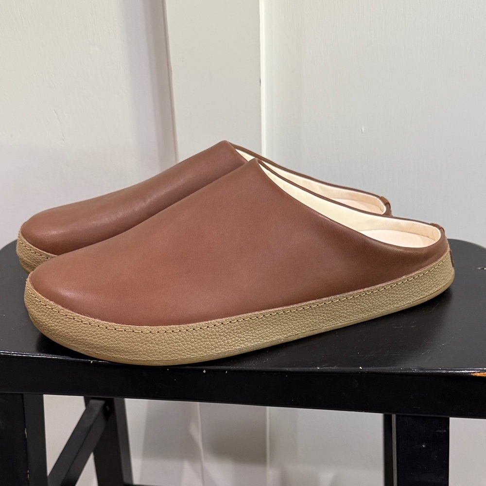 OluKai Brown Slip-On Loafers
